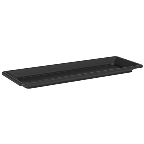 Generisch TeraPlast™ Untersetzer NARA Anthracite grau rechteckig 50 x 18 cm - Kunststoff von Generisch