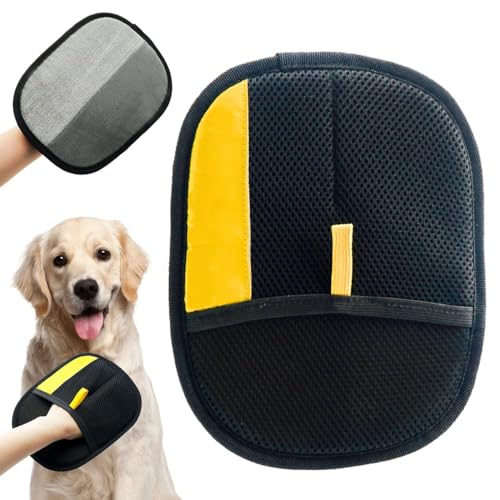 Generisch Tierhaarentfernungshandschuh für Katzen & Hunde, Effiziente Pflegehandschuhe für Tierhaare, Katzenpflegehandschuhe zur Haarentfernung, Tierhaarentfernungshandschuh (3) von Generisch