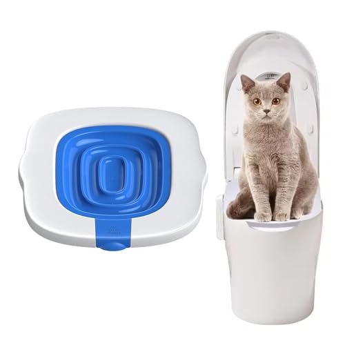 Generisch Töpfchen-Katzentoilette, Toilettentraining für Katzen - Stabile Katzentoilette für den Toilettenzug - Wiederverwendbares, rutschfestes Kätzchen-Töpfchen-Trainingssystem, von Generisch
