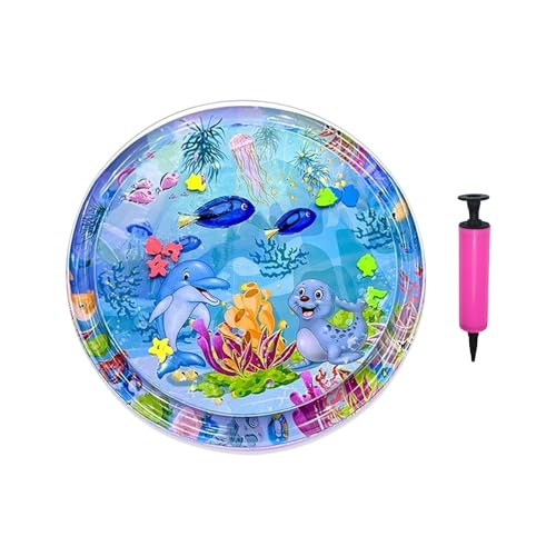 Generisch Wasserspielmatte Für Katzen, Extra-Dicke Katzen Wassermatte Robuste Kühlunterlage Für Baby Krabbeln, Entspannung Home Reise, 105cm Mit Luftpumpe PVC Generisch Wasserspielmatte Für Katzen, Extra-Dicke Katzen Wassermatte Robuste Kühlunterlage Für Baby Krabbeln, Entspannung Home Reise, 105cm Mit Luftpumpe PVC von Generisch