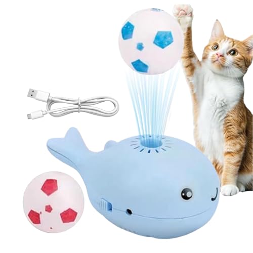Generisch Whale Floating Toy for Cats, Blowing Ball Teaser, Interactive Enrichment with Built-In Fan, Boredom Buster, Pet Activity Toy for All Breeds, Fun Playtime Accessory,4.33x2.76x1.97in Generisch Whale Floating Toy for Cats, Blowing Ball Teaser, Interactive Enrichment with Built-In Fan, Boredom Buster, Pet Activity Toy for All Breeds, Fun Playtime Accessory,4.33x2.76x1.97in von Generisch