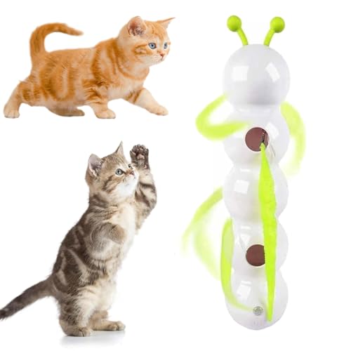 Generisch Wuselwurm Katzenspielzeug,Wuselwurm,Smart Motion Katzenspielzeug Mit Wuselwurm for Small Medium Kitten Cat Generisch Wuselwurm Katzenspielzeug,Wuselwurm,Smart Motion Katzenspielzeug Mit Wuselwurm for Small Medium Kitten Cat von Generisch