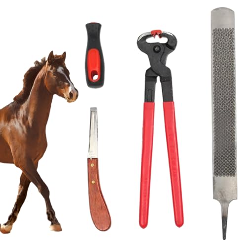 Generisch Ziegen Klauen Schere | Rinderhufpflege-Werkzeug | Multifunktionales Präzisions-Set Mit Nagelzange Stall, Landwirtschaft & Tierhaltung von Generisch