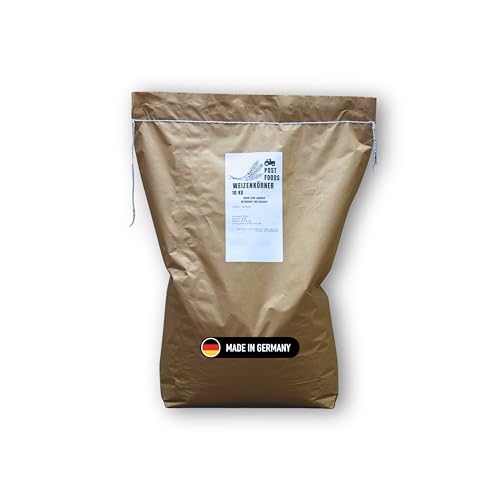 Gereinigter Weizen aus dem Münsterland, 10 kg, Premium Futter für Hühner, Gänse, Enten, Geflügel, Schweine, Vögel, Direkt vom Landwirt von Generisch