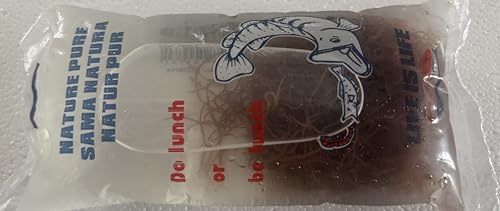 Glanzwürmer Blackworms 180ml Lebendfutter für Zierfische – Frischwasser Lebendfutter für Aquarium – Natürliches Fischfutter für Diskus, Skalare, Barben & Co. 15-60 Beutel (30 Beutel 5400ml) von Generisch