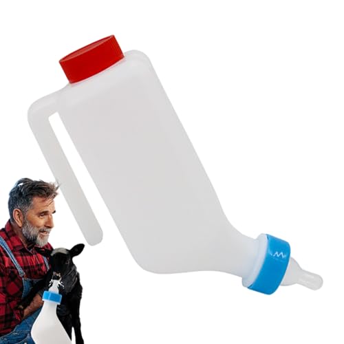 Goat Feeding Bottles, Lamb Nursing Bottle, 10.08 inches 800ml Feeder with Scale Silicone Nipple, Animal Breeding Supplies for Goat Sheep Puppy Small Pets, Clear Goat Feeding Bottles, Lamb Nursing Bottle, 10.08 inches 800ml Feeder with Scale Silicone Nipple, Animal Breeding Supplies for Goat Sheep Puppy Small Pets, Clear von Generisch