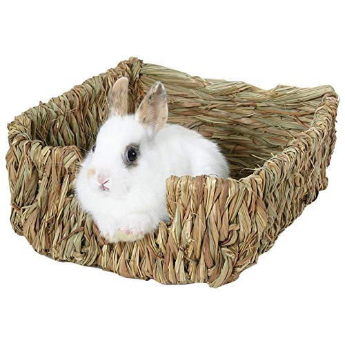 Grashaus Für Kaninchen - Kaninchen Grasbett | Hasenbett Natürlich Getrocknetes Gras Heuhaus Handgefertigtes Komfortables Spielhaus Für Kaninchen Meerschweinchen-Zubehör Haustierzubehör Grashaus Für Kaninchen - Kaninchen Grasbett | Hasenbett Natürlich Getrocknetes Gras Heuhaus Handgefertigtes Komfortables Spielhaus Für Kaninchen Meerschweinchen-Zubehör Haustierzubehör von Generisch