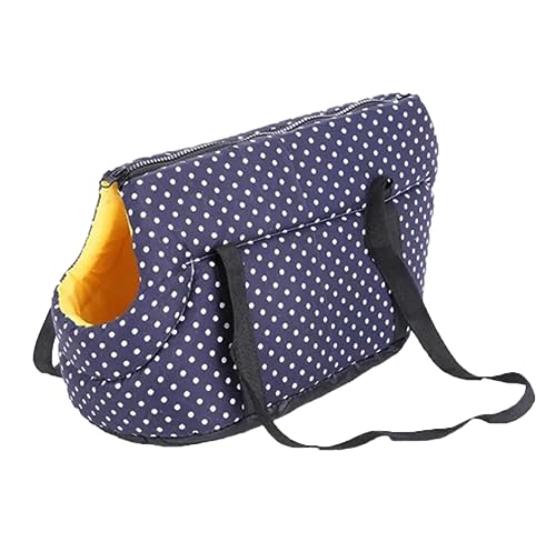 Grosse Hundetragetasche oder Katzentragetasche in versch. Farben und Muster (Blau, Gepunkt) von Generisch