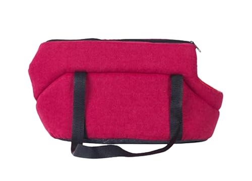 Grosse Hundetragetasche oder Katzentragetasche in versch. Farben und Muster (Rot, Uni) von Generisch