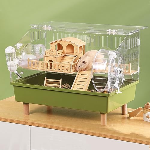Großer Hamsterkäfig Rennmaus Haven Habitat | Extra großer Rattenkäfig Duplex, Acrylmaterial, Kleintierkäfig mit Zubehör Großer Hamsterkäfig Rennmaus Haven Habitat | Extra großer Rattenkäfig Duplex, Acrylmaterial, Kleintierkäfig mit Zubehör von Generisch