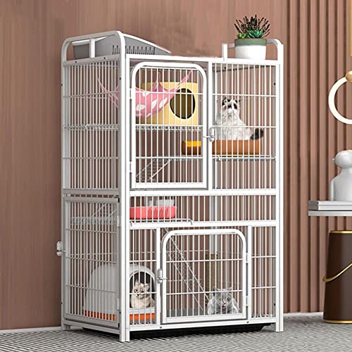 Großer Katzenkäfig Katzenlaufstall Eisen Katzenkäfige Katzenvilla DIY Design Abnehmbarer 3 Etagen Metall Kleintierkäfig für Haustier Katze Welpe Großer Katzenkäfig Katzenlaufstall Eisen Katzenkäfige Katzenvilla DIY Design Abnehmbarer 3 Etagen Metall Kleintierkäfig für Haustier Katze Welpe von Generisch