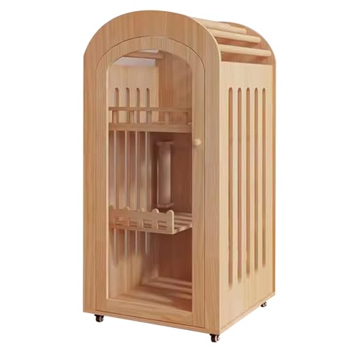 Großer Katzenkäfig mit transparenter Tür - Etage Katzenhaus Indoor Condo Laufstall Rampe Leiter & Kratzbaum für große Katzen Großer Katzenkäfig mit transparenter Tür - Etage Katzenhaus Indoor Condo Laufstall Rampe Leiter & Kratzbaum für große Katzen von Generisch
