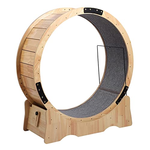 Großer Katzenläufer, Spielzeug aus Massivholz, Fitnessrolle für aktives Spielen, interaktives Haustiermöbel für Katzen zum Trainieren und Spielen Großer Katzenläufer, Spielzeug aus Massivholz, Fitnessrolle für aktives Spielen, interaktives Haustiermöbel für Katzen zum Trainieren und Spielen von Generisch