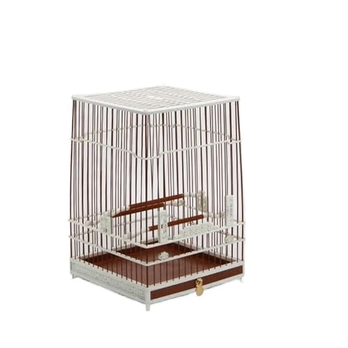 Großer Vogelkäfig für Wellensittiche, Kanarienvögel, Metall, für den Außenbereich, für Papageien, Süden Park, Vogelhaus für den Außenbereich, Braun Großer Vogelkäfig für Wellensittiche, Kanarienvögel, Metall, für den Außenbereich, für Papageien, Süden Park, Vogelhaus für den Außenbereich, Braun von Generisch