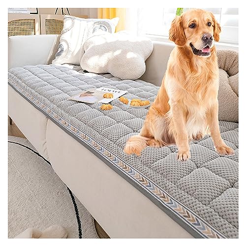 Großer karierter quadratischer Haustiermatten-Bett-Couch-Bezug – Möbelschutz für Hund, Katze – Matratzenschoner, Decke Sofa – lustiger flauschiger Couchbezug von Generisch
