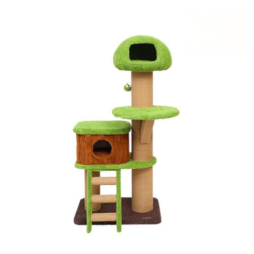 Großer mehrstöckiger Katzenbaum - Waldstil Katzenturm mit Kletterstange & gemütlichem Nest für Indoor-Katzen - ganzjährig Katzenmöbel zum Spielen & Entspannen von Generisch