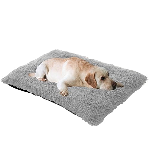 Großes Hundekissen mit Anti-Angst-Design und rutschfester Unterseite, bequemes Haustierkissen für mittelgroße und kleine Hunde und Katzen, Kistenmatratze, Zwingerunterlage und Decke, 140 x 110 x 12 Großes Hundekissen mit Anti-Angst-Design und rutschfester Unterseite, bequemes Haustierkissen für mittelgroße und kleine Hunde und Katzen, Kistenmatratze, Zwingerunterlage und Decke, 140 x 110 x 12 von Generisch