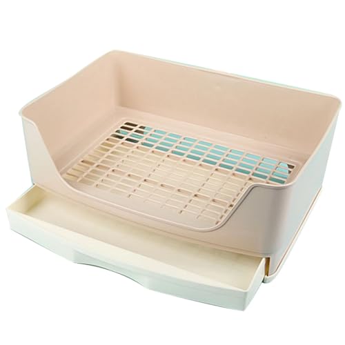 Großes Kaninchentoilettentrainer-Töpfchen, Ecktoilette mit Schublade, größere Haustierpfanne für Erwachsene Hamster, Schweine, Frettchen, Galesaur, Häschen und andere Tiere Werkzeug (White, One Size) Großes Kaninchentoilettentrainer-Töpfchen, Ecktoilette mit Schublade, größere Haustierpfanne für Erwachsene Hamster, Schweine, Frettchen, Galesaur, Häschen und andere Tiere Werkzeug (White, One Size) von Generisch