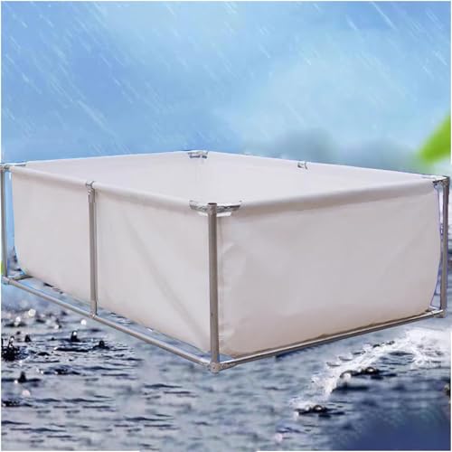 Großes PVC-Segeltuch-Aquarium mit Ständer – temporäres Halten von Fischteichen für Koizucht, Aquakultur-Wassertank-Zisterne, Pool-Teich für landwirtschaftliche Nutzung von Generisch