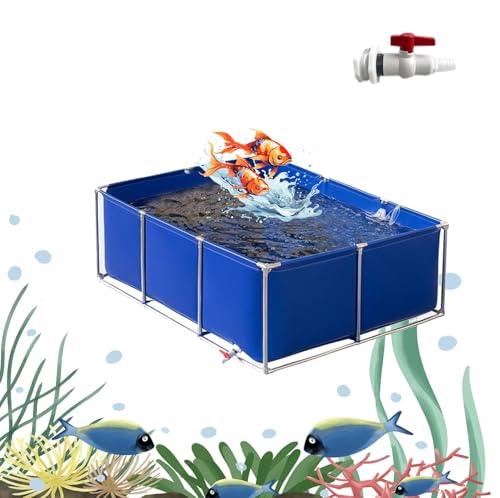 Großes freistehendes Aquarium für den Innenbereich, temporäres Halten und Beobachtungsbecken für Koifische, ideal für Koi-Kultur und landwirtschaftliche Bewässerung Großes freistehendes Aquarium für den Innenbereich, temporäres Halten und Beobachtungsbecken für Koifische, ideal für Koi-Kultur und landwirtschaftliche Bewässerung von Generisch