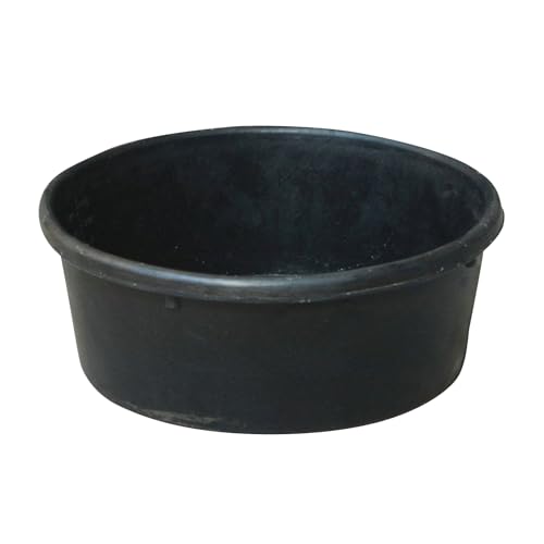 Gummi -Futter -Bucket Bowl - 4L Vieh -Fütterungspanne | Outdoor Farm Ranch Tierbehälter Multi Zweck Haustierpflege Fütterungslösung, langlebige Staubbad Utility Pan Goat Hunde Katze kleine Gummi -Futter -Bucket Bowl - 4L Vieh -Fütterungspanne | Outdoor Farm Ranch Tierbehälter Multi Zweck Haustierpflege Fütterungslösung, langlebige Staubbad Utility Pan Goat Hunde Katze kleine von Generisch