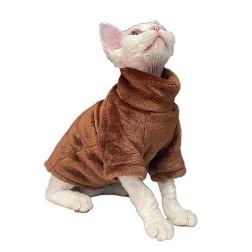 Haarloser Katzenpullover – warme und bequeme Korallen-Sphinx-Kleidung für Katzen | Weiche und kuschelige Katzenbekleidung, perfekt für Sphinx-Katzen, schöne Angel-Katzenbekleidung, ideal für Winter un Haarloser Katzenpullover – warme und bequeme Korallen-Sphinx-Kleidung für Katzen | Weiche und kuschelige Katzenbekleidung, perfekt für Sphinx-Katzen, schöne Angel-Katzenbekleidung, ideal für Winter un von Generisch