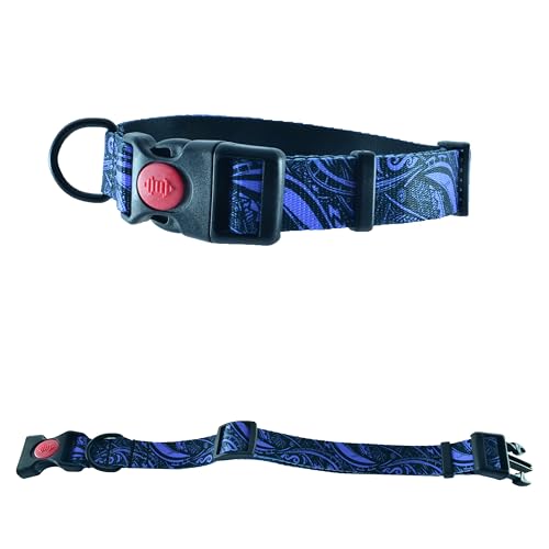 Halsband Hund Gurt 25mm Breit Große Hunde, Hundehalsband Mittelgroße Hundehalsband Verstellbar TribalVibe Collection (Halsumfang 35 bis 42cm Gurt 25mm, Muster 8) von Generisch
