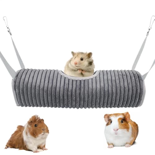 Hamster-Hängemattenbett, Käfig-Hängemattenbetten für Frettchen, Kleintier-Schlafbett-Tunnel-Hängematte, Kleines Haustierhöhlenbett mit Haken und Seilen für Frettchen, Hamster, Eichhörnchen, Chinchilla Hamster-Hängemattenbett, Käfig-Hängemattenbetten für Frettchen, Kleintier-Schlafbett-Tunnel-Hängematte, Kleines Haustierhöhlenbett mit Haken und Seilen für Frettchen, Hamster, Eichhörnchen, Chinchilla von Generisch