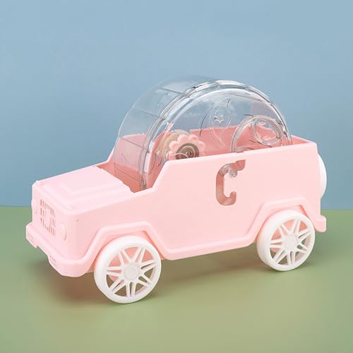 Hamster Laufrad, Auto Form Laufrad, Hamster Übung Kunststoff Laufrad (Rot, S) von Generisch