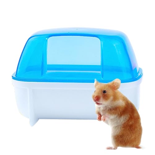 Hamster Sandbad Behälter - Hamster Sand Badebox Katzentoilette - Abnehmbare Hamsterbad Hamster Katzentoilette Stabile Hamster Badewanne Toilette für Zwerghamster//Chinchilla Hamster Sandbad Behälter - Hamster Sand Badebox Katzentoilette - Abnehmbare Hamsterbad Hamster Katzentoilette Stabile Hamster Badewanne Toilette für Zwerghamster//Chinchilla von Generisch