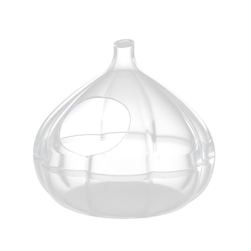 Hamster Sandbadbox - Transparentes Sandbad Duschbad | Anti -Spill Hamster Badezimmer | Knoblauchform Hamster Badewanne Für Gesunde Pflege Und Unterhaltsame Spielzeit Hamster Sandbadbox - Transparentes Sandbad Duschbad | Anti -Spill Hamster Badezimmer | Knoblauchform Hamster Badewanne Für Gesunde Pflege Und Unterhaltsame Spielzeit von Generisch