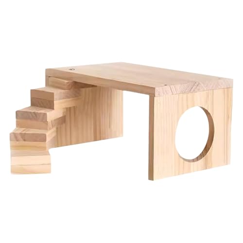 Hamster Spielplatz | Hamster Verstecke mit Kletterleiter & Brücke,Nagelsicheres Kleintierspielzeug Für Zwerghamster Meerschweinchen Mäuse von Generisch