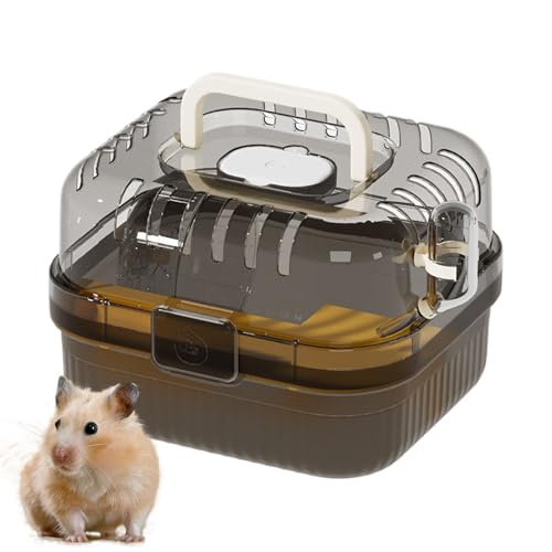 Hamster-Tragetasche, tragbar, belüftet, tragbar, für den Außenbereich, leicht, mit Laufradtasche für Besuch, Außentransport, Auto, Reisen, Ausflüge Hamster-Tragetasche, tragbar, belüftet, tragbar, für den Außenbereich, leicht, mit Laufradtasche für Besuch, Außentransport, Auto, Reisen, Ausflüge von Generisch
