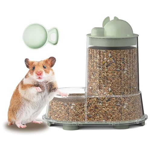 Hamster Trinknapf | Automatischer Kaninchen-Futterautomat Mit Stabiler Befüllung - Klarer Stabiler Napf Für Rennmäuse Mäuse Igel Chinchilla Frettchen Tauben Und Lagerung von Generisch