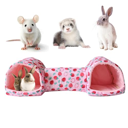 Hamster Tunnel Bett - Hamster Schlafhaus Versteck,rutschfeste Weiche Käfig Zubehör Für Frettchen Kaninchen Chinchillas Spielzeug Beschäftigung Nest Hamster Tunnel Bett - Hamster Schlafhaus Versteck,rutschfeste Weiche Käfig Zubehör Für Frettchen Kaninchen Chinchillas Spielzeug Beschäftigung Nest von Generisch