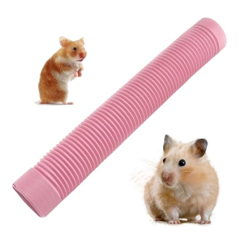 Hamster Tunnel - Foldable Ferrets Training Tunnel for Small Animals, Space-Saving Play with Chew Toy Function, Outdoor Fun Tube for Hedgehogs, Chinchillas, Squirrels, Dutch Rabbits 3.94x3.94x39.37 in von Generisch