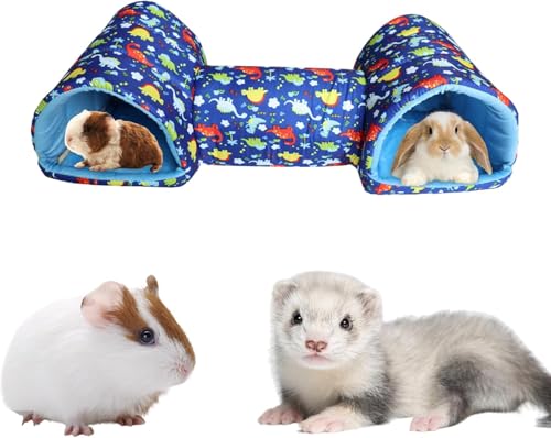 Hamster Tunnel aus waschbarem Material, 50x17x15 cm rutschfeste Röhren für Käfig, Frettchen & Kleintiere, Spielzeug zur Förderung von Bewegung und natürlichem Grabinstinkt (A) von Generisch