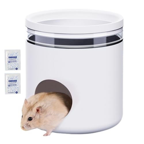 Hamster versteckt Sich, Hamsterhäuser und verstecken - Hamster Cage Tunnel House,Kreatives Kühlnest -Schutz mit 2 Eisbeutel für Haustier Home Habitat versteckt Schlafspiel von Generisch