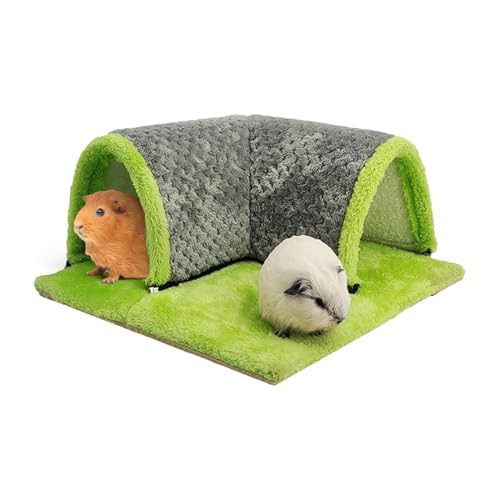 Hamsterhöhle | Winterschlafhaus, warmes Plüschbett für Kleintiere, waschbar, Tunnelschlauch für Chinchilla, Hamster, Igel Hamsterhöhle | Winterschlafhaus, warmes Plüschbett für Kleintiere, waschbar, Tunnelschlauch für Chinchilla, Hamster, Igel von Generisch