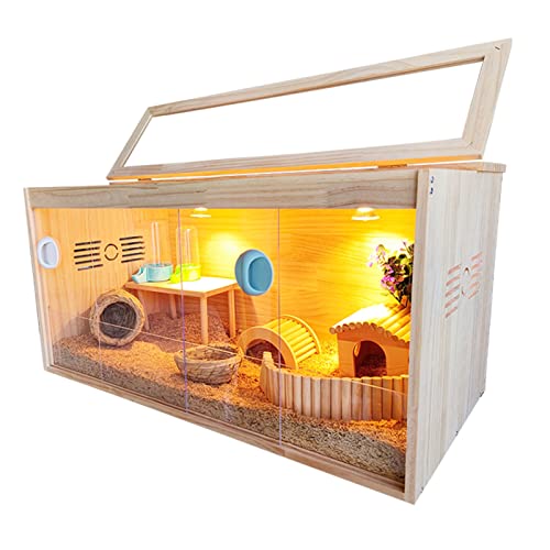 Hamsterkäfig & Kleintier-Lebensraum – Hühnerfutterbox ideal für Kaninchen & Meerschweinchen – einfach zu montieren und zu reinigen von Generisch