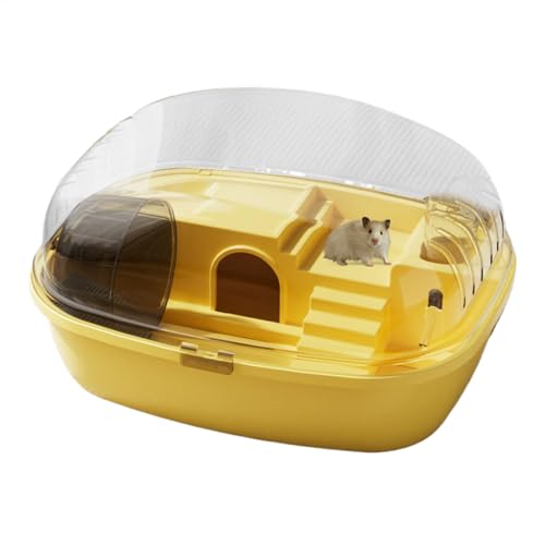 Hamsterkäfig und Lebensraum - Klarer Hamsterkäfig | Hamsterhaus aus Acryl | Hamsterhaus für Rennmäuse | Mäuse und andere Kleintiere inklusive Flaschenlaufrad, Futterschale & Versteck Hamsterkäfig und Lebensraum - Klarer Hamsterkäfig | Hamsterhaus aus Acryl | Hamsterhaus für Rennmäuse | Mäuse und andere Kleintiere inklusive Flaschenlaufrad, Futterschale & Versteck von Generisch