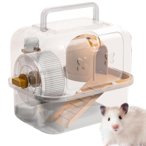 Hamsterträger, Hamster mit Käfig, Outdoor -Koffer für kleine Tiere, Transparenter Hamsterkoffer für Reisen, Wandern, Gehen, Freien Hamsterträger, Hamster mit Käfig, Outdoor -Koffer für kleine Tiere, Transparenter Hamsterkoffer für Reisen, Wandern, Gehen, Freien von Generisch