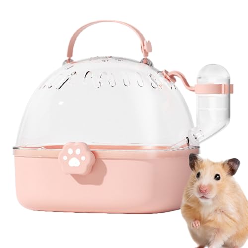 Hamsterträger Käfig für Transport, ausflugsbag,Vogel Reise Cage Carrier | Panorama transparente Aussicht Wasserflasche für Außentransport Wilde Hamsterträger Käfig für Transport, ausflugsbag,Vogel Reise Cage Carrier | Panorama transparente Aussicht Wasserflasche für Außentransport Wilde von Generisch