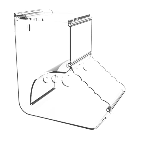Hanging Pet Feeder - Cage Feeder Für Kleine Tiere, | Automatischer Hamsterfutterautomaten, 400 Ml Acryltier -Futter -Aufbewahrungsschale, Klarer Kapazität Frettchen Käfigflasche Für Hasen Und Kleine T von Generisch