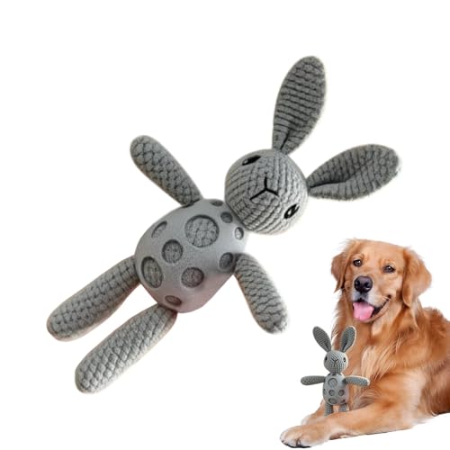 Hartes Welpe -Zahnenspielzeug, Hundegefüllter Tierspielzeug Squeak - Bunny und Lamm süßer Hund quietschende Puppe - Plüsch Welpe Sound Toy Home Schlafzimmer Dekoration für mittlere, große Haustiere von Generisch