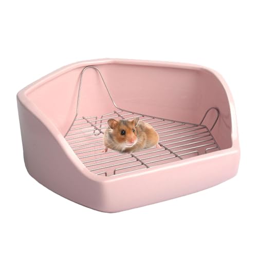 Hasen-Katzentoilette, Haustier-Katzentoilette für Käfig | Pan Ecktoilette für Kleintierkäfig - Abnehmbare Draht-Design-Haustiertoilette, Kleintier-Töpfchen-Trainer-Toilette für Hasen und Hühner Hasen-Katzentoilette, Haustier-Katzentoilette für Käfig | Pan Ecktoilette für Kleintierkäfig - Abnehmbare Draht-Design-Haustiertoilette, Kleintier-Töpfchen-Trainer-Toilette für Hasen und Hühner von Generisch