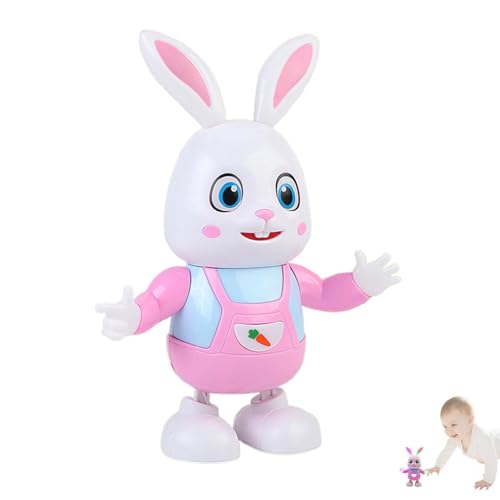 Hasenspielzeug, Hasenspielzeug für Kinder,Tier mit Musikspielzeug - Leuchtendes singendes Hasen-Kaninchen, musikalisches elektrisches interaktives Spielzeug, Tanzender Kumpel für Kinder Hasenspielzeug, Hasenspielzeug für Kinder,Tier mit Musikspielzeug - Leuchtendes singendes Hasen-Kaninchen, musikalisches elektrisches interaktives Spielzeug, Tanzender Kumpel für Kinder von Generisch