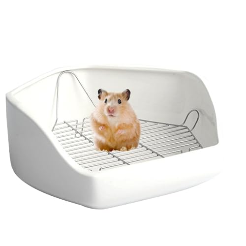 Hasentoilette, Haustier-Klo für kleine Tiere, Eckpfanne, abnehmbares Drahtdesign, Haustiertoilette für Kleintiere, Töpfchentrainer, Toilette für Kaninchen, Huhn Hasentoilette, Haustier-Klo für kleine Tiere, Eckpfanne, abnehmbares Drahtdesign, Haustiertoilette für Kleintiere, Töpfchentrainer, Toilette für Kaninchen, Huhn von Generisch