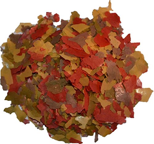 Hauptflocken Premium gemischt – Flockenfutter für alle Zierfische im Aquarium | 4-farbiges Hauptfutter, vitaminreich, farbverstärkend | 180g (≈1L) bis 10kg (≈55L) (1800Gr) von Generisch
