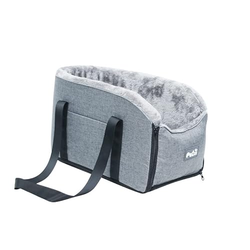 Haustier-Auto-Katzen-Zwinger, zentrale Kontrolle, Nest, Kissen, Sitz, tragbare Handtasche für sicheres und bequemes Reisen, vielseitiges Zubehör mit atmungsaktivem Netz und sicherem Verschluss von Generisch